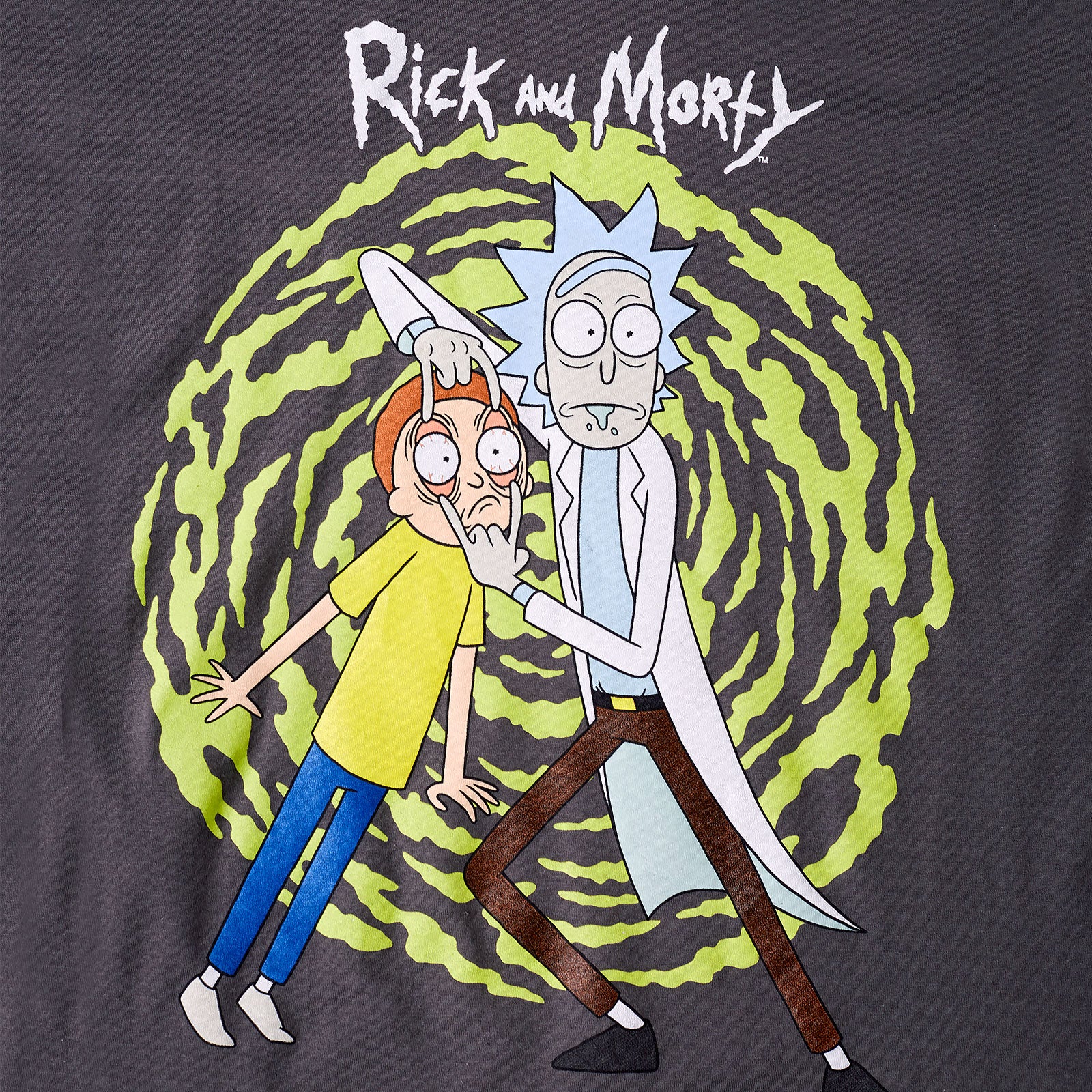 Image produit Rick et Morty - T-shirt Spiral gris