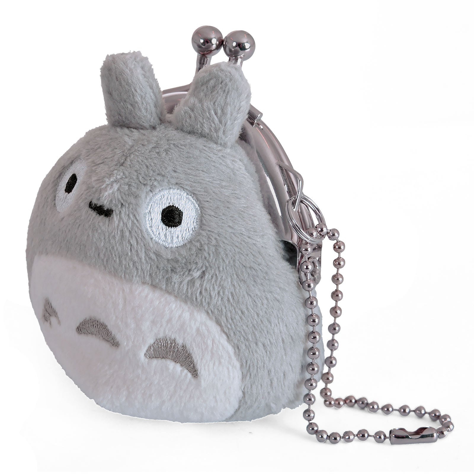 Image produit Totoro - Porte-monnaie en peluche gris