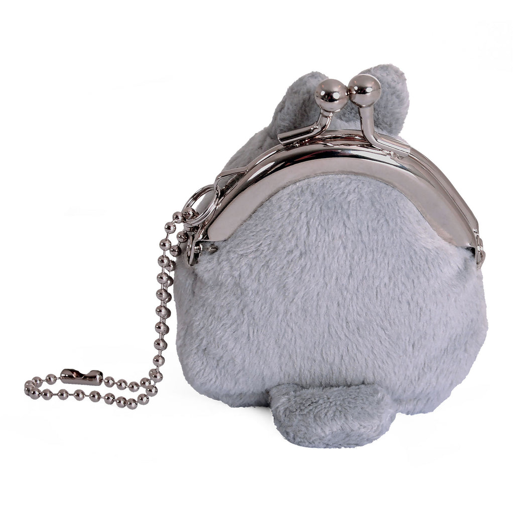 Image produit Totoro - Porte-monnaie en peluche gris