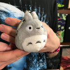 Image produit Totoro - Porte-monnaie en peluche gris