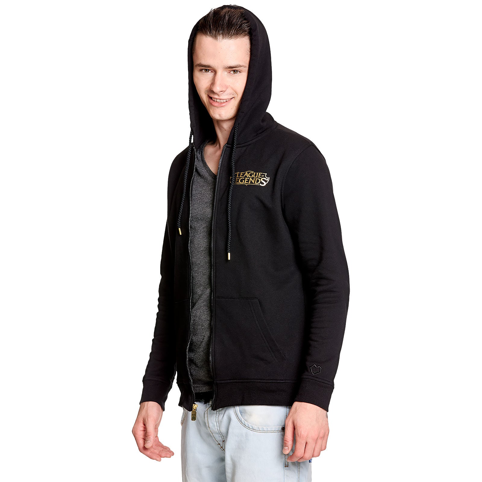 Image produit League of Legends - Sweat à capuche logo noir