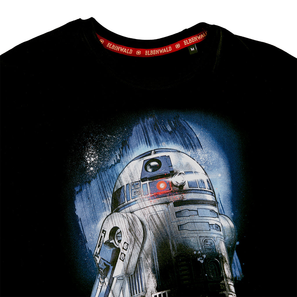 Image produit Star Wars - T-shirt noir R2-D2 Droid dans le noir