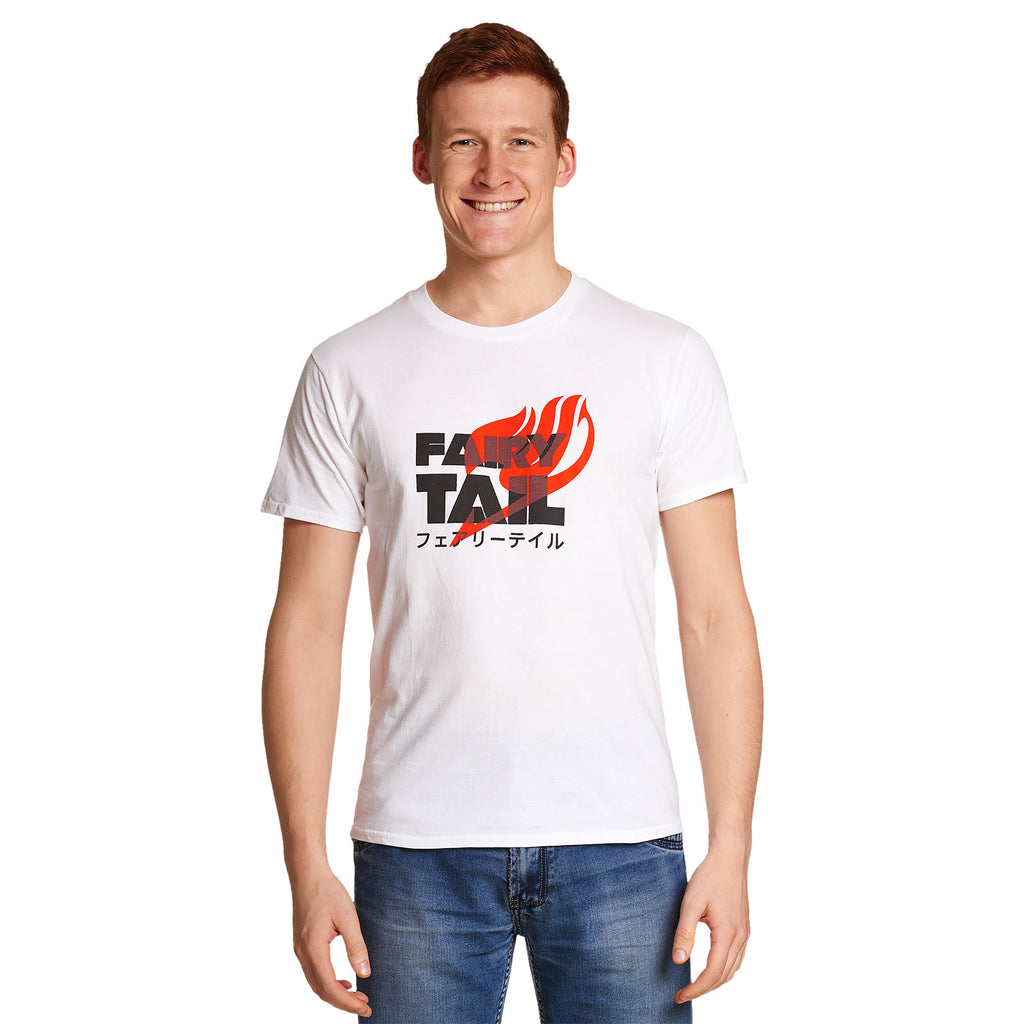 Image produit Fairy Tail - T-shirt Logo Katakana blanc