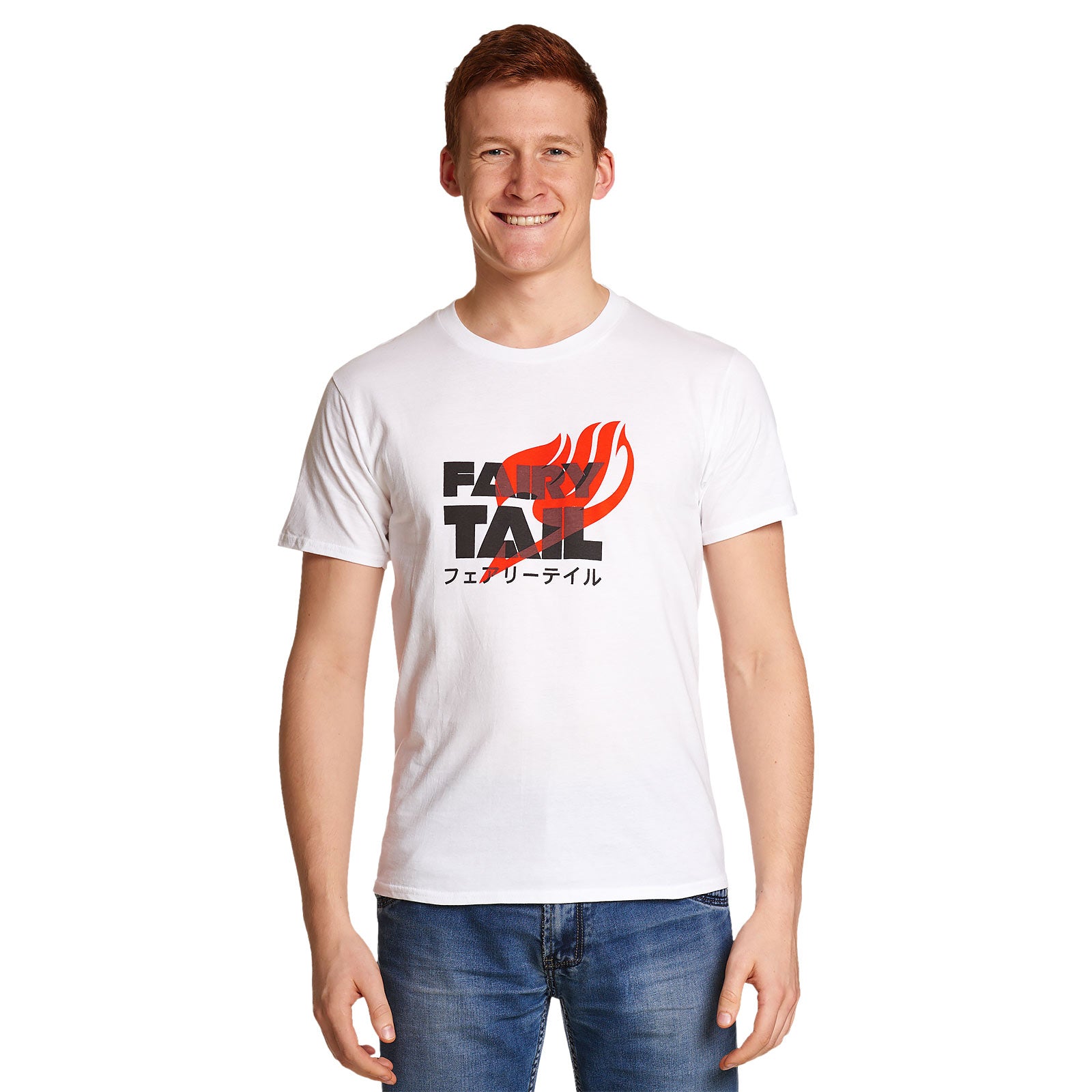Image produit Fairy Tail - T-shirt Logo Katakana blanc