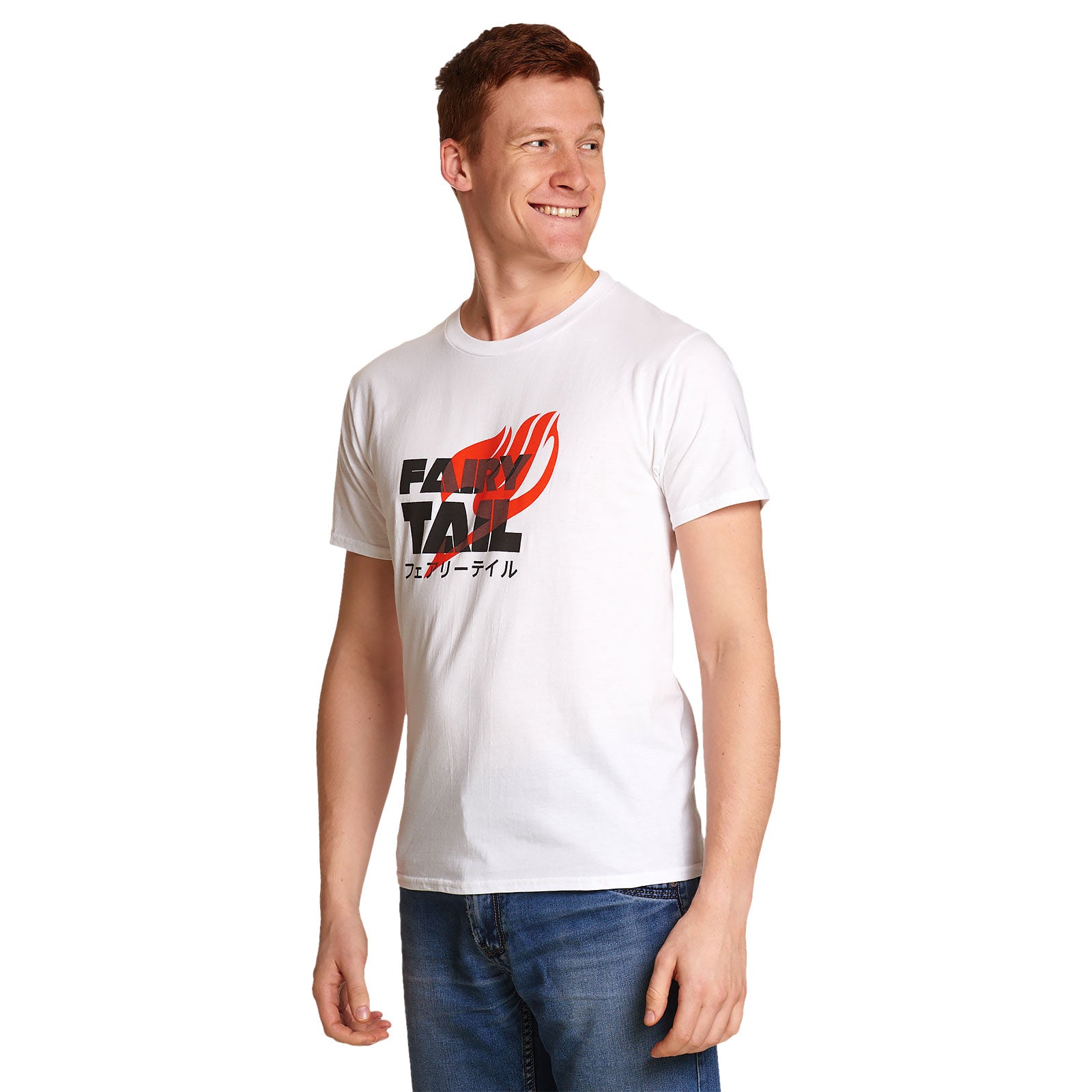Image produit Fairy Tail - T-shirt Logo Katakana blanc
