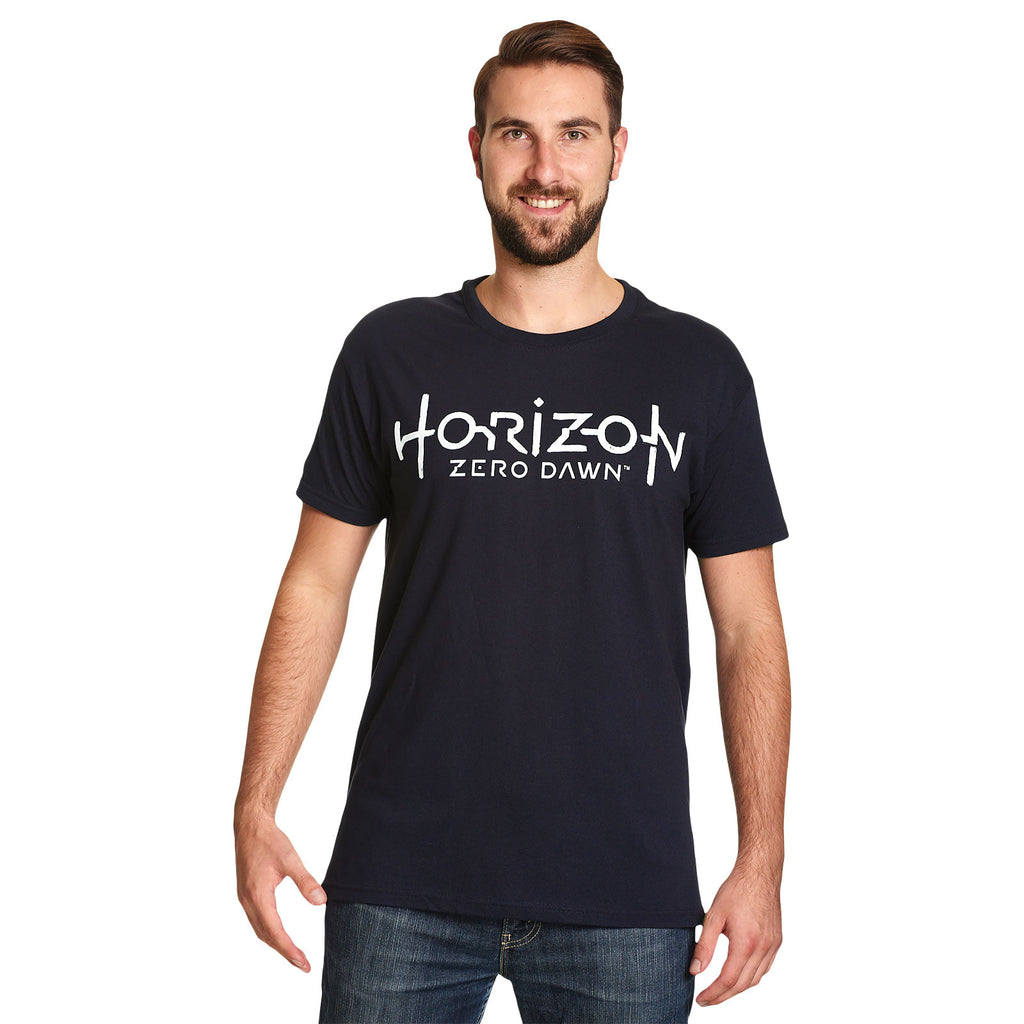 Image produit Horizon Zero Dawn - T-shirt logo bleu