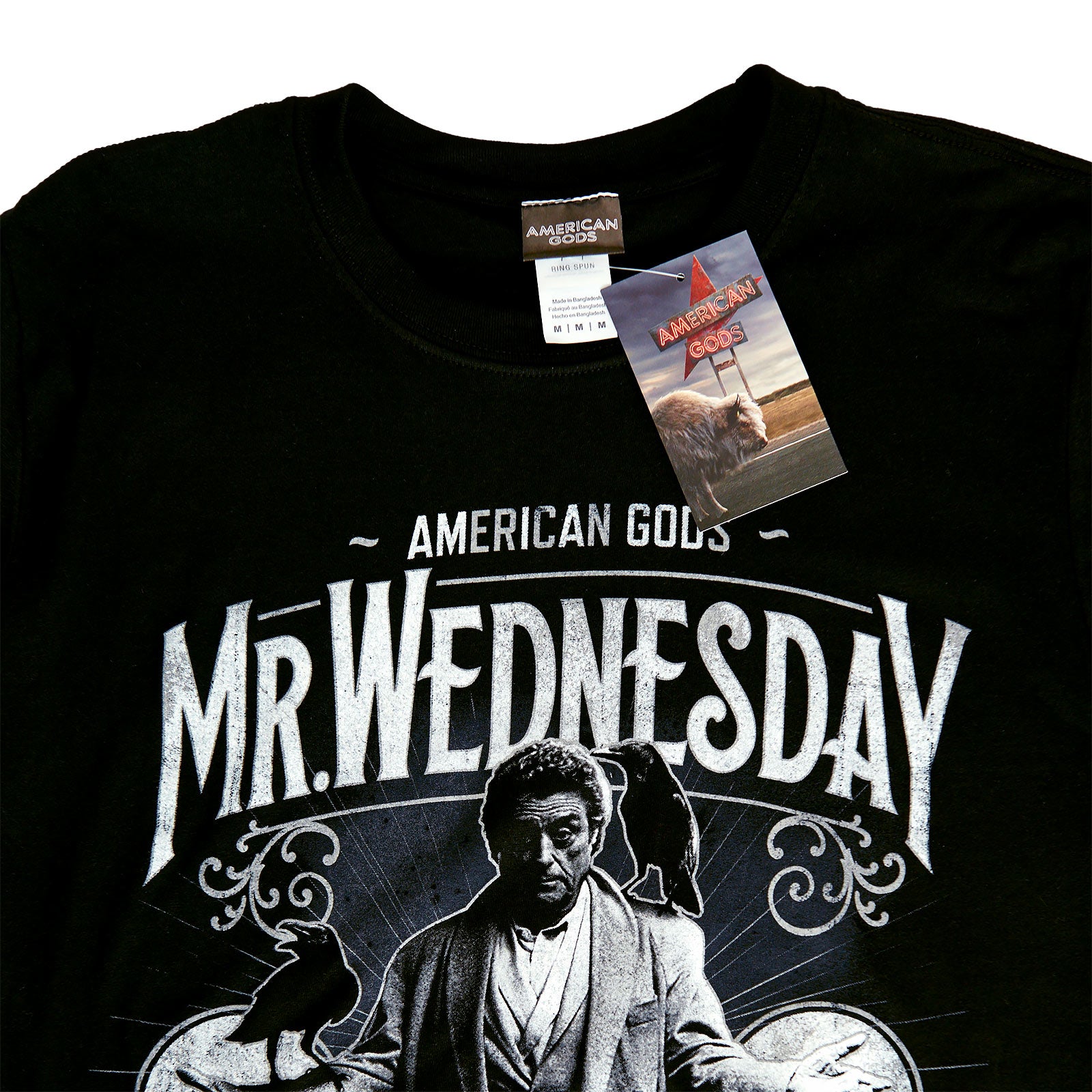Image produit American Gods - T-shirt Mr. Wednesday noir