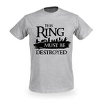 Image produit Seigneur des Anneaux - T-shirt Compagnie gris