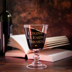 Image produit Game of Thrones - Verre à vin Drink and Know