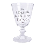 Image produit Game of Thrones - Verre à vin Drink and Know
