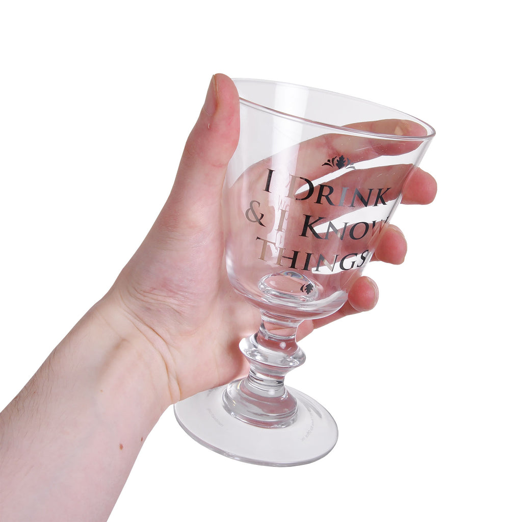 Image produit Game of Thrones - Verre à vin Drink and Know