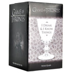 Image produit Game of Thrones - Verre à vin Drink and Know