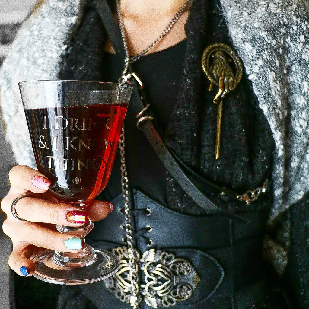 Image produit Game of Thrones - Verre à vin Drink and Know