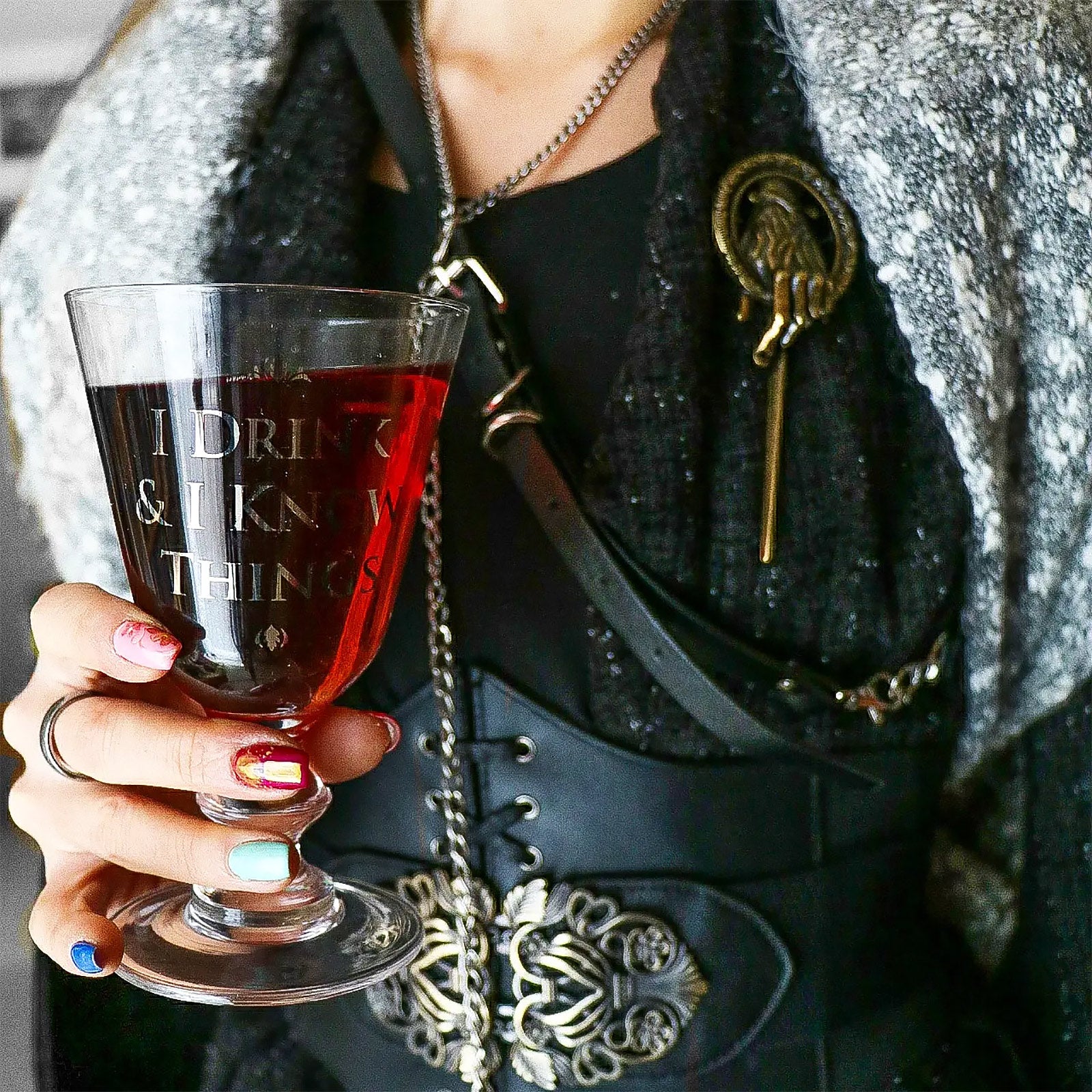 Image produit Game of Thrones - Verre à vin Drink and Know