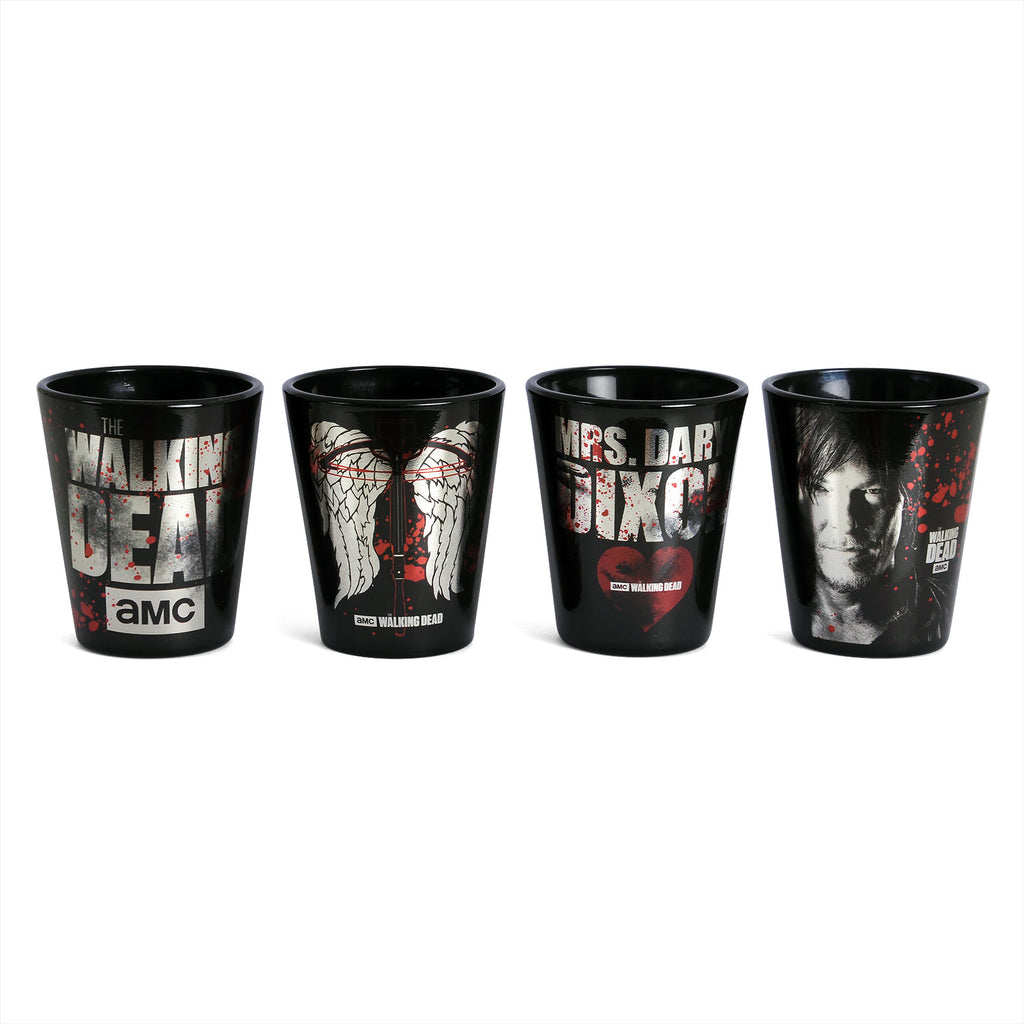 Image produit Walking Dead - Ensemble de verres Daryl Dixon 4 pièces