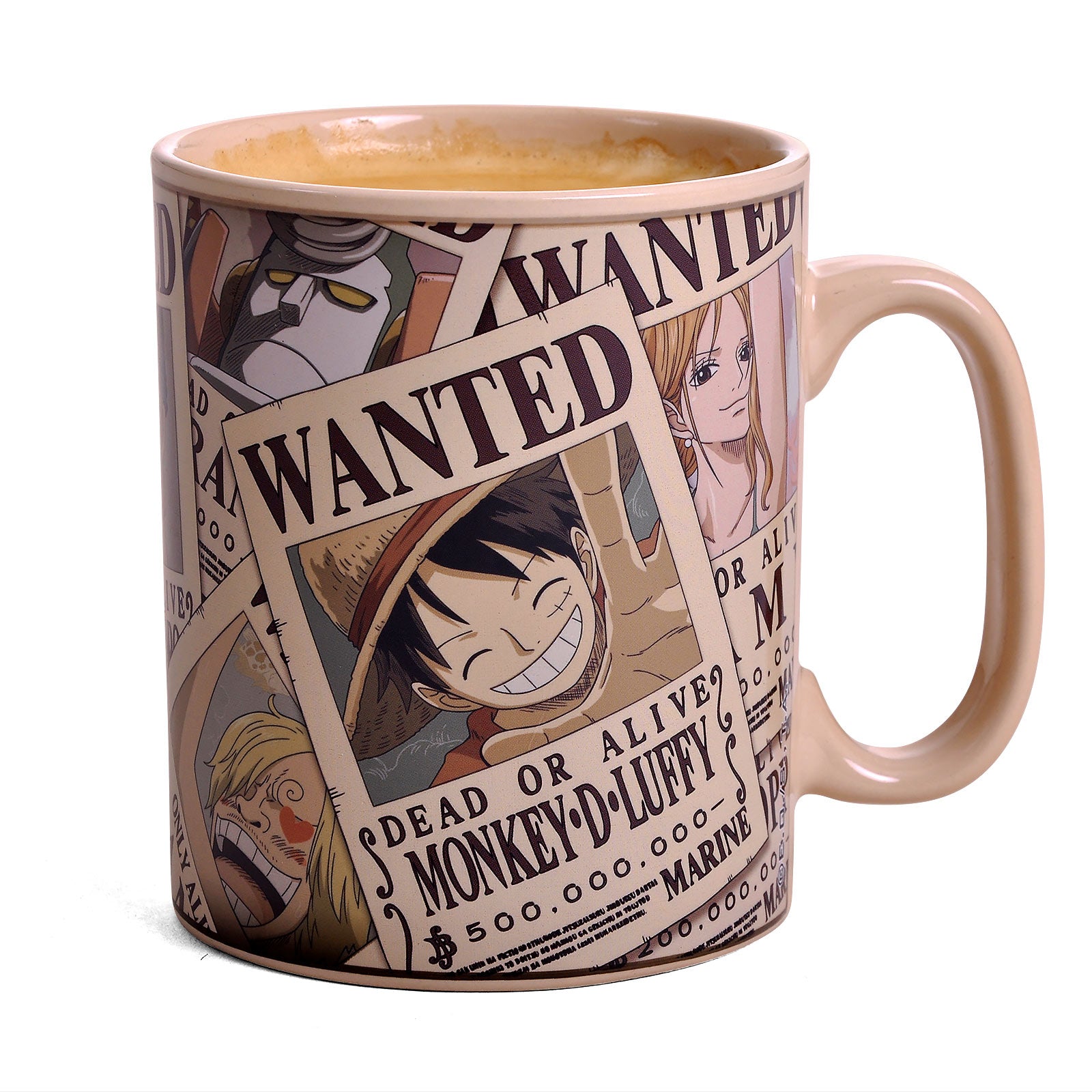Image produit One Piece - Tasse Thermochromique Wanted