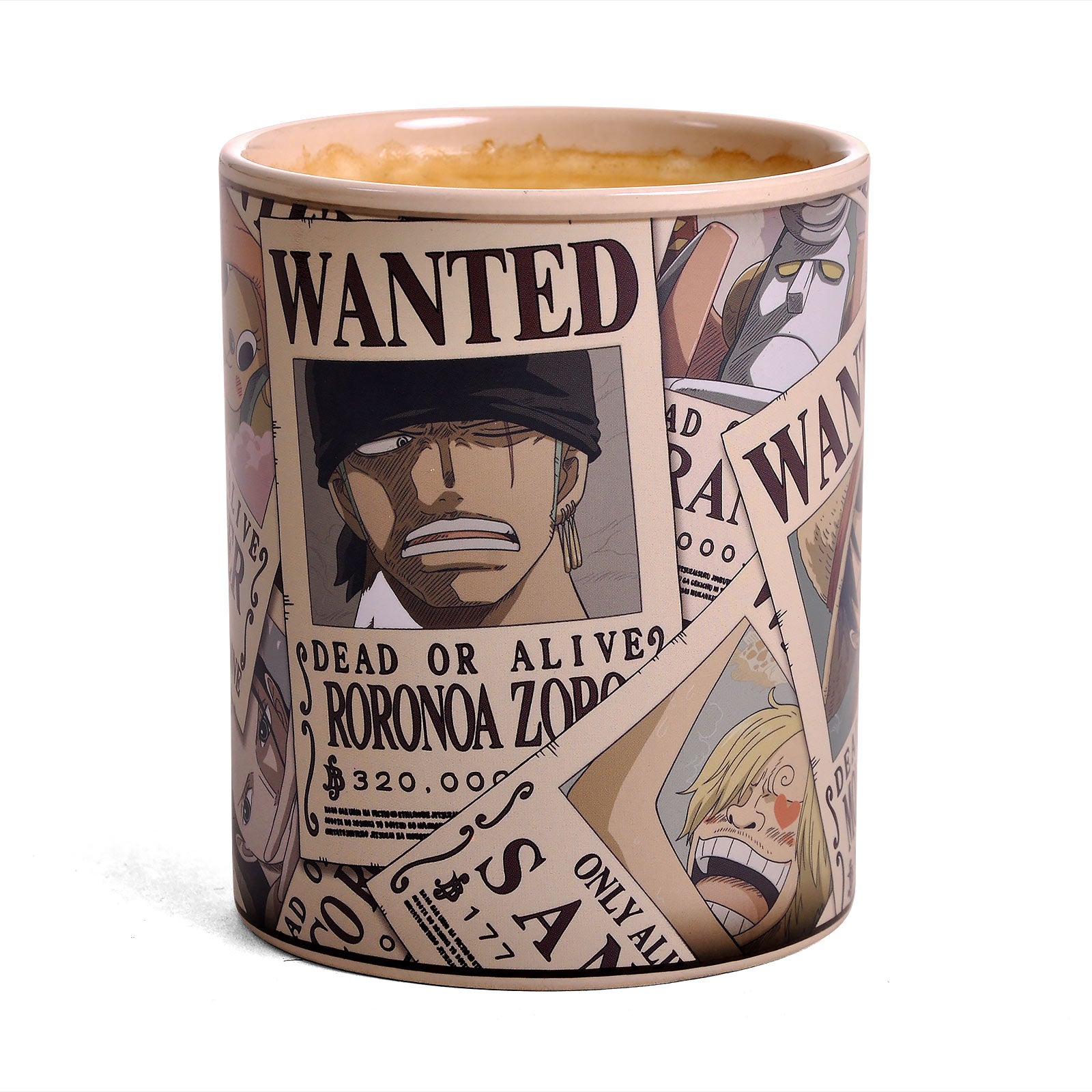 Image produit One Piece - Tasse Thermochromique Wanted