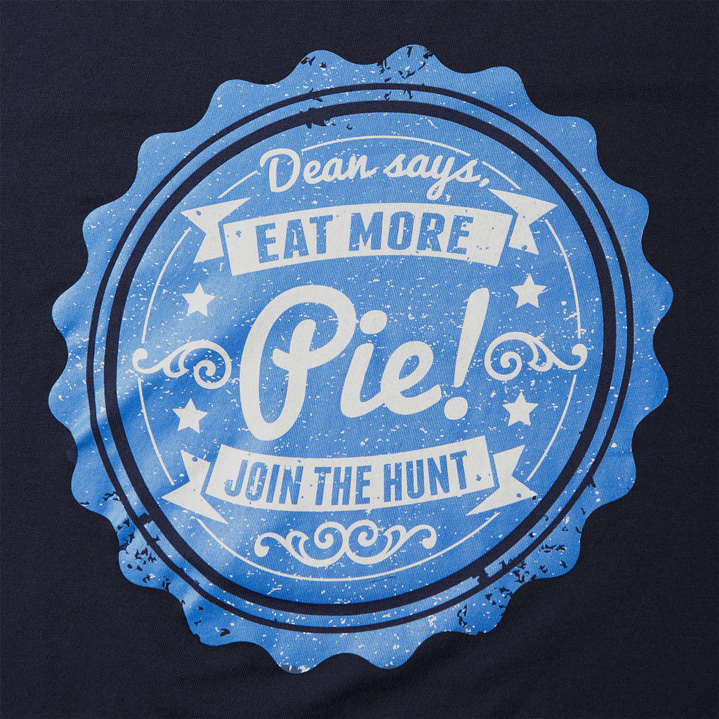 Image produit Supernatural - Eat More Pie T-shirt bleu