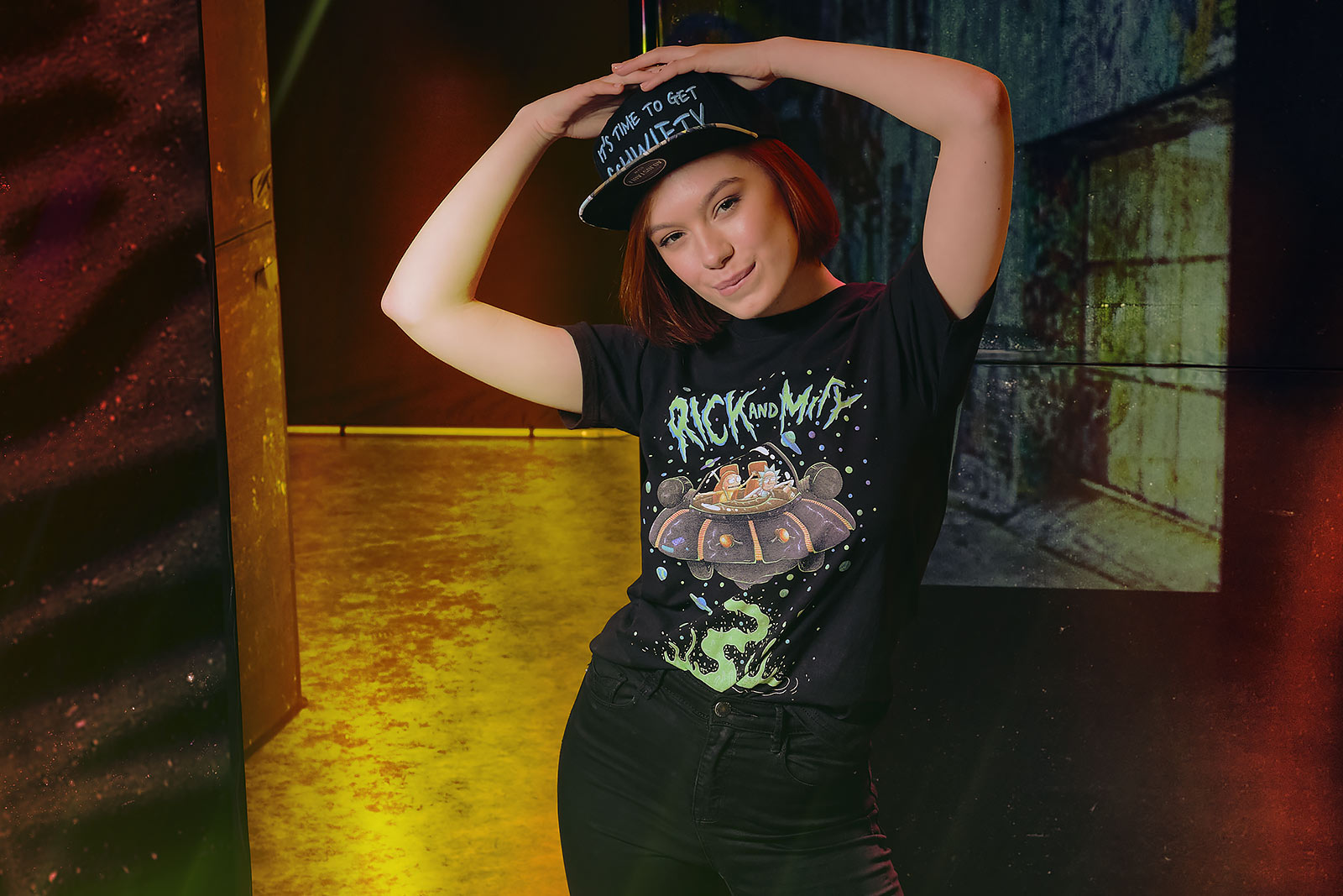 Image produit Rick et Morty - T-shirt Space Cruiser noir