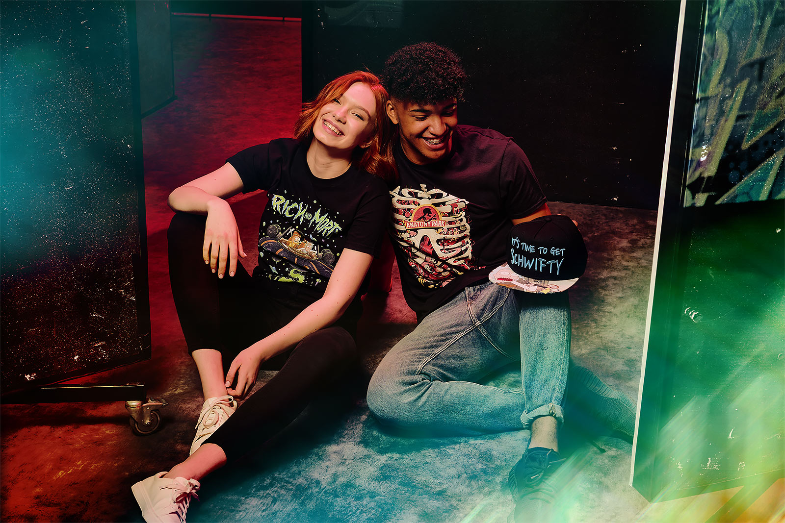 Image produit Rick et Morty - T-shirt Anatomy Park noir