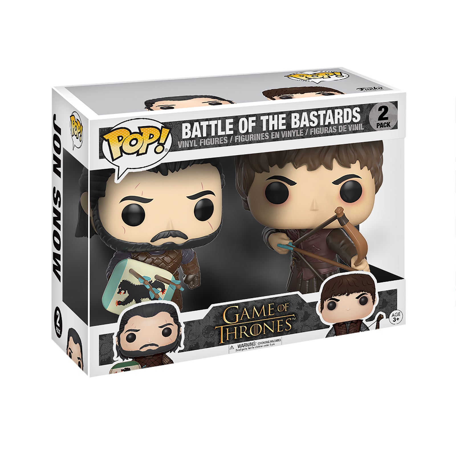 Image produit Game of Thrones - Jon Snow & Ramsay Bolton Mini-Figurines