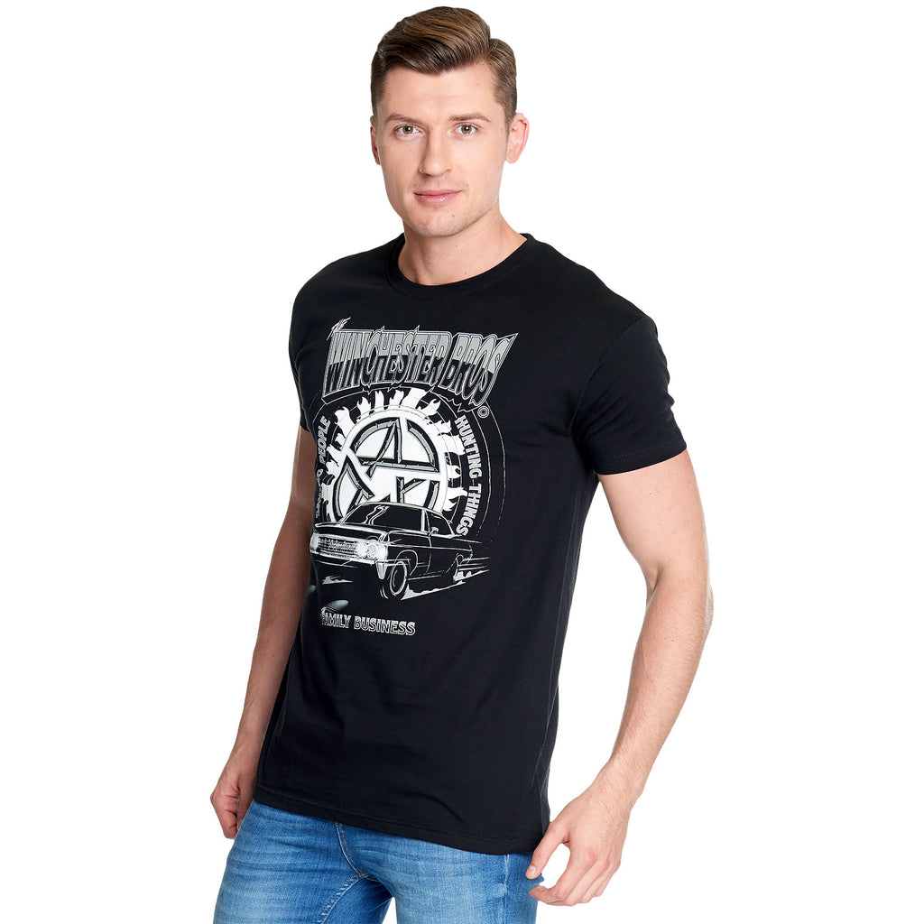 Image produit Supernatural - T-shirt Winchester Bros noir