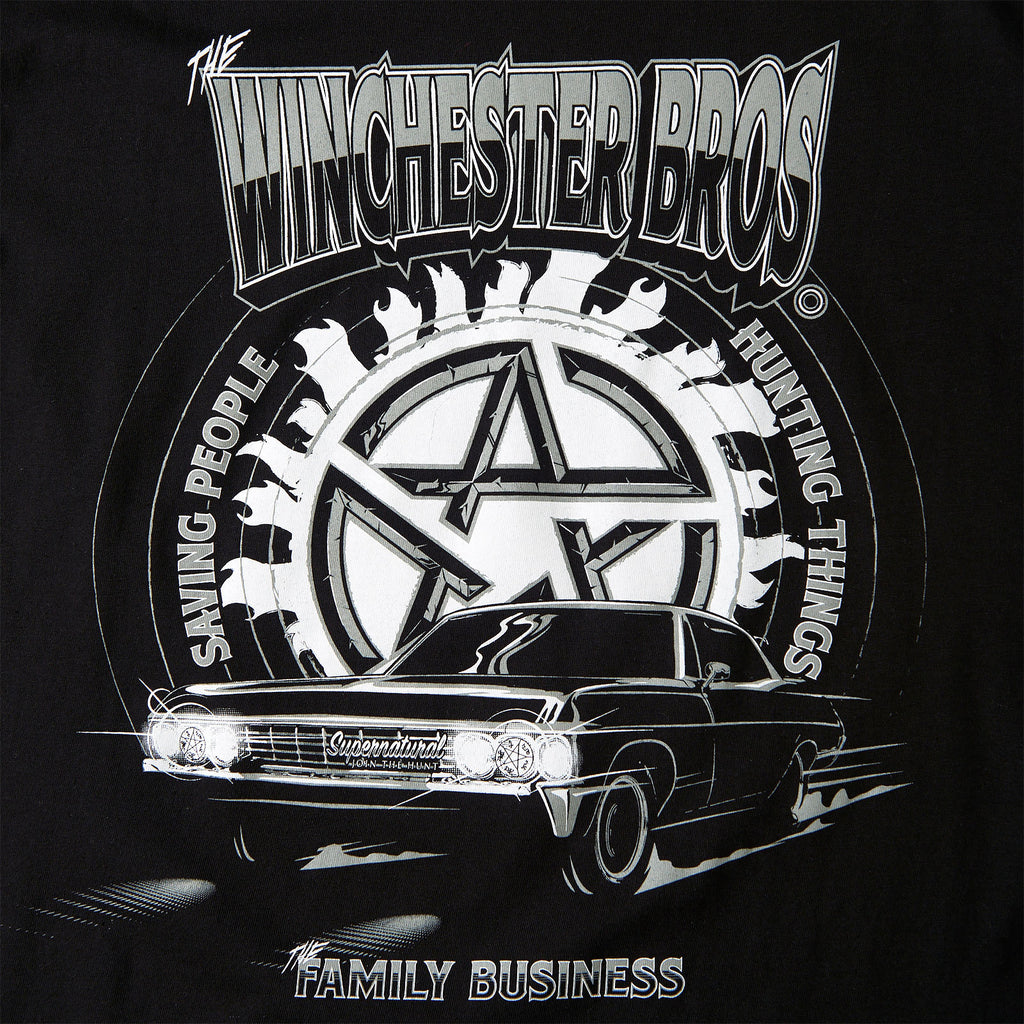 Image produit Supernatural - T-shirt Winchester Bros noir
