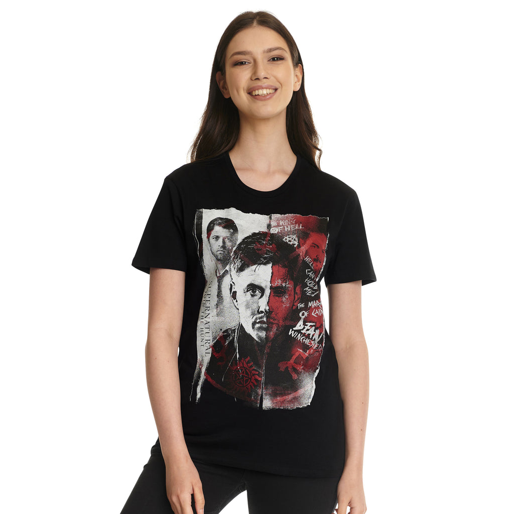Image produit Supernatural - T-shirt Dean Winchester noir