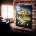 Image produit Harry Potter - Tableau mural de Poudlard avec lumière