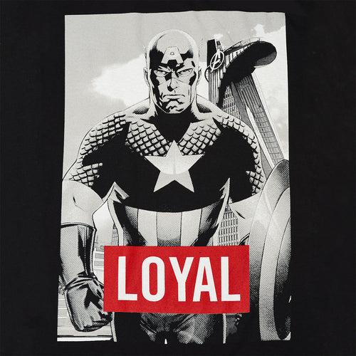 Image produit Avengers - T-shirt loyal Captain America noir
