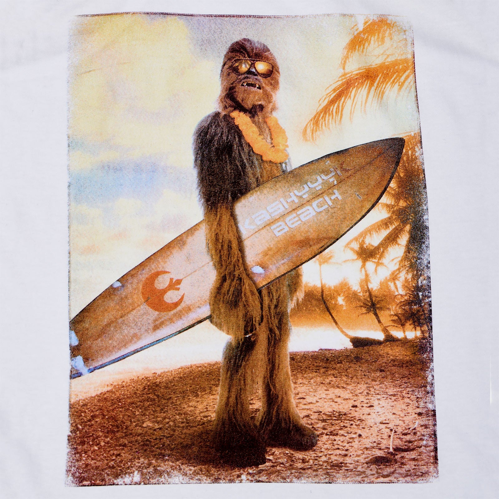Image produit Star Wars - Débardeur Wookiee Surfer blanc
