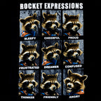 Image produit Guardians of the Galaxy - T-shirt Rocket Expressions noir