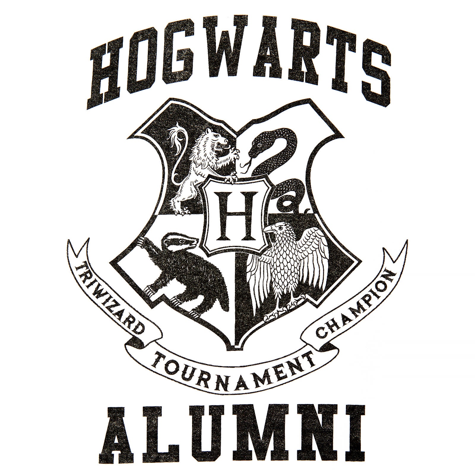 Image produit Harry Potter - T-shirt pour femmes Hogwarts Alumni blanc