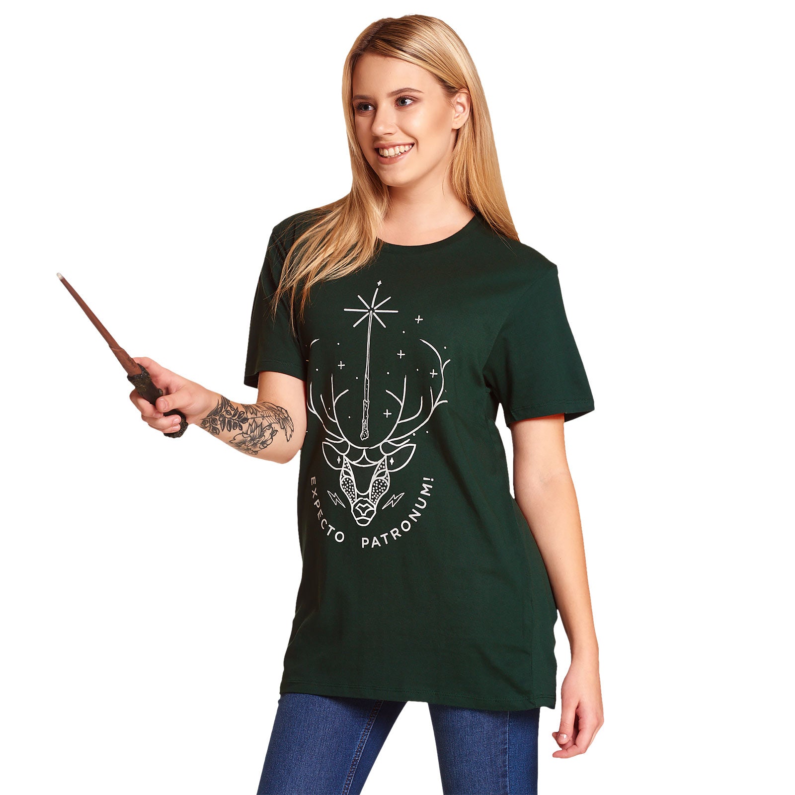 Image produit Harry Potter - T-shirt Expecto Patronum vert