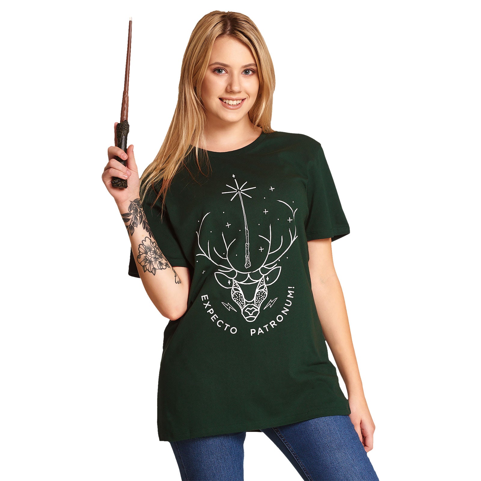 Image produit Harry Potter - T-shirt Expecto Patronum vert