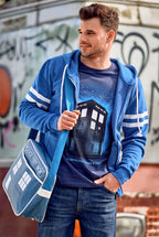 Image produit Doctor Who - Tardis Space T-Shirt bleu