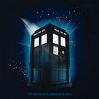 Image produit Doctor Who - Tardis Space T-Shirt bleu
