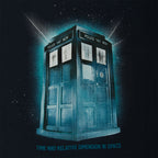 Image produit Doctor Who - Tardis Space T-shirt Femme bleu