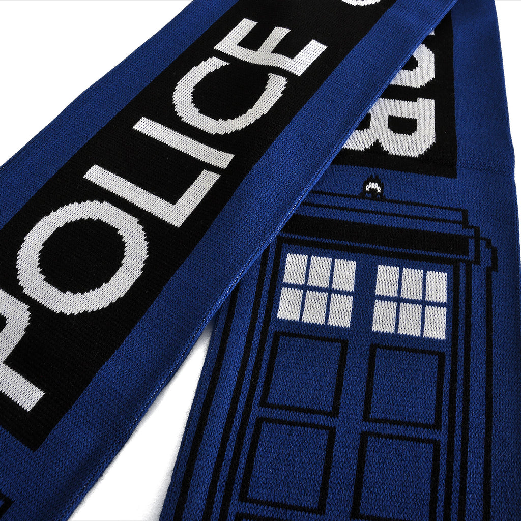 Image produit Doctor Who - Écharpe Tardis Police Box bleue
