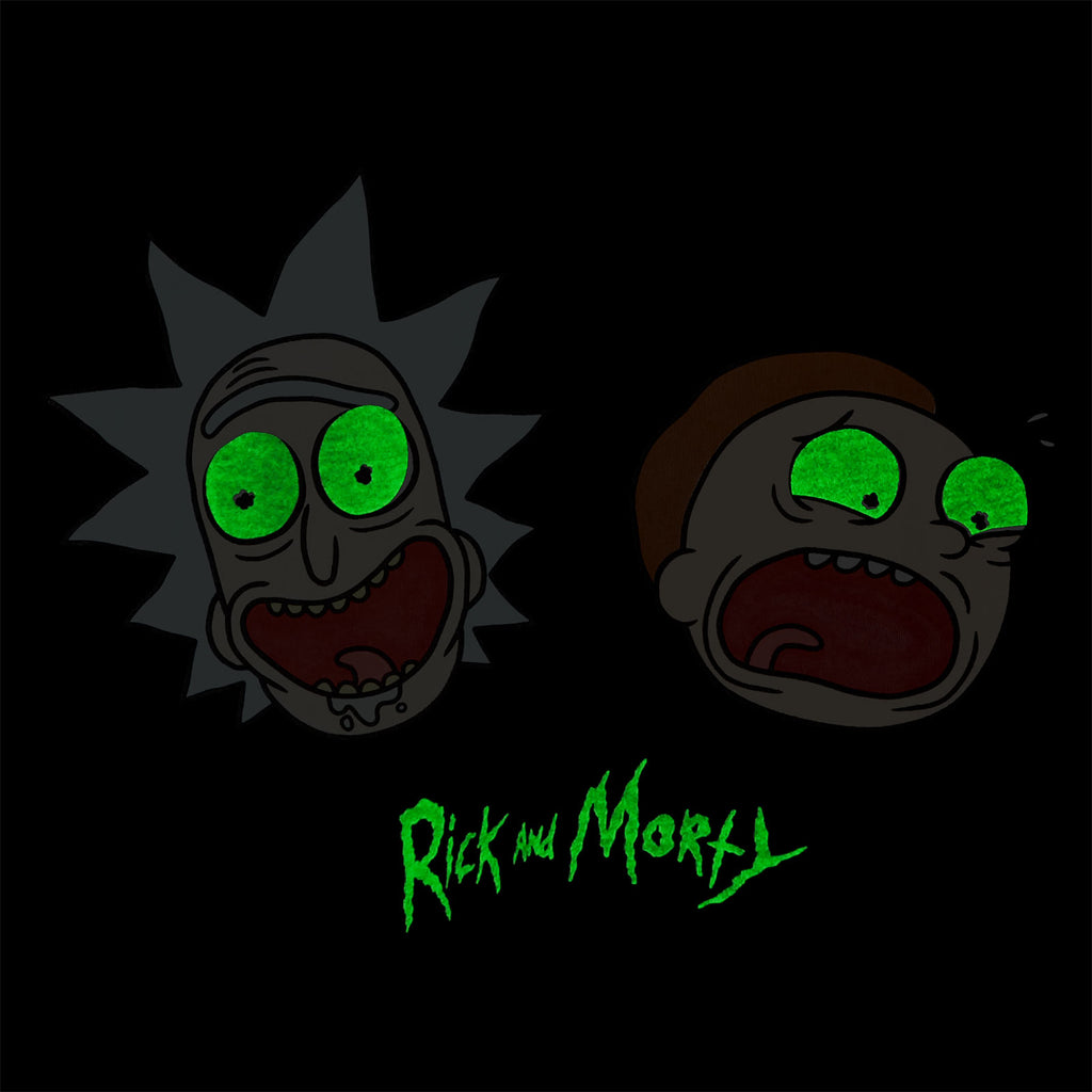 Image produit Rick et Morty - T-shirt Crazy Faces Glow in the Dark