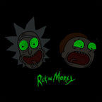 Image produit Rick et Morty - T-shirt Crazy Faces Glow in the Dark