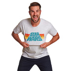 Image produit Star Wars - T-shirt Logo Vintage 77 Gris