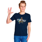 Image produit Star Trek - T-shirt bleu avec logo Discovery