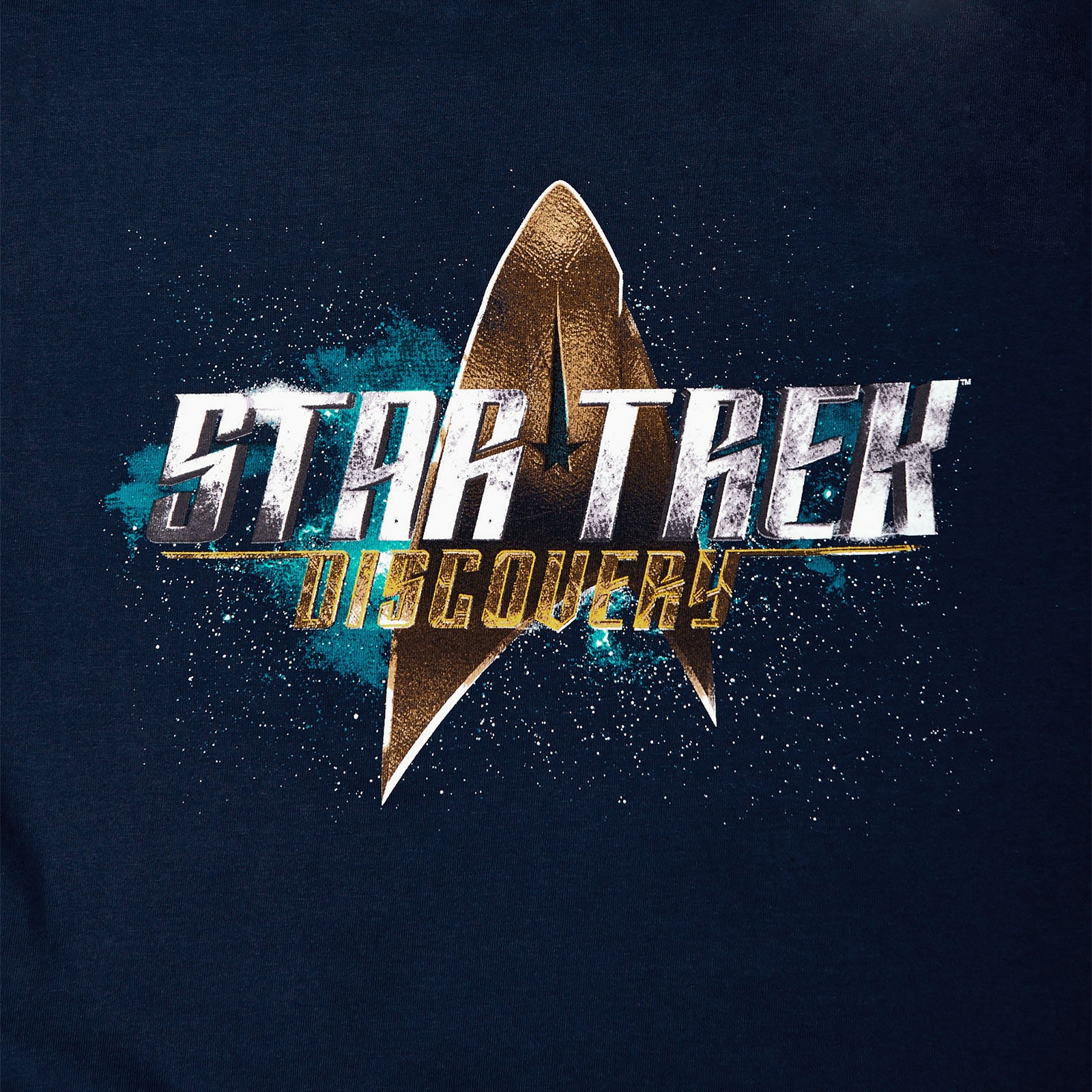 Image produit Star Trek - T-shirt bleu avec logo Discovery