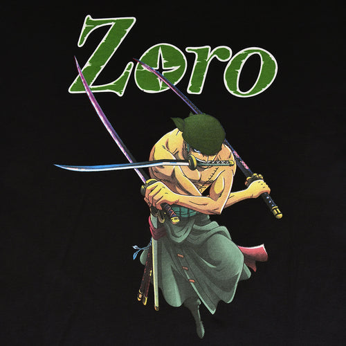 Image produit One Piece - T-shirt Zoro noir