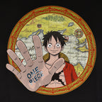 Image produit One Piece - T-shirt Map Circle noir