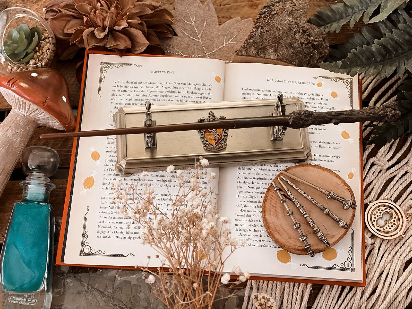 Image produit Harry Potter - Support de Baguette Gryffondor