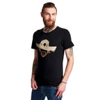 Image produit Overwatch - T-shirt noir avec logo en spray de Cassidy