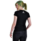 Image produit Overwatch - T-shirt femme noir à logo D.VA Spray