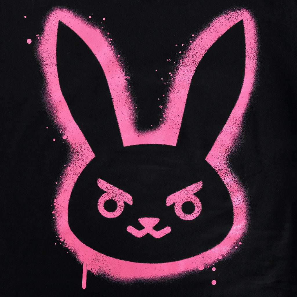 Image produit Overwatch - T-shirt femme noir à logo D.VA Spray